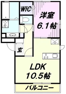 ネフェルタリ【2階】の間取り
