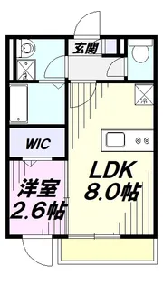 KEIAI RESIDENCE 東村山【1階】の間取り
