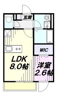 KEIAI RESIDENCE 東村山【2階】の間取り
