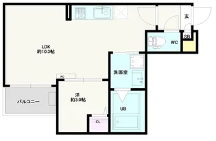 Jack shimofujisawa Ⅱ【3階】の間取り