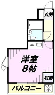 煉瓦館61【1階】の間取り