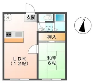 エクセレントハイツ【2階】の間取り