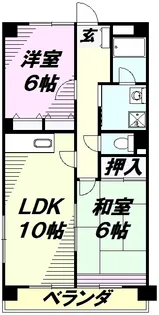 エステート小手指【3階】の間取り