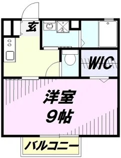 モナリエ東村山【2階】の間取り