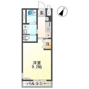 ルピナスⅠ【2階】の間取り