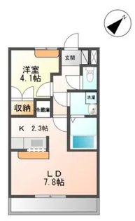 グリーンハイムE【2階】の間取り