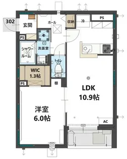 Fortuna【3階】の間取り