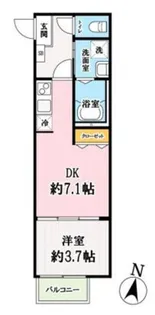 キャメル西所沢プレミア【1階】の間取り