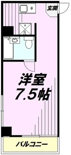 エルニド久米川【6階】の間取り