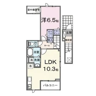 レルージュ【2階】の間取り