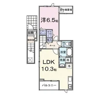 レルージュ【2階】の間取り