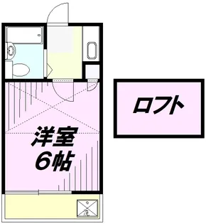 富士見パレス【1階】の間取り