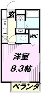 ソレジオ小手指【2階】の間取り