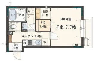 エレガンス【2階】の間取り
