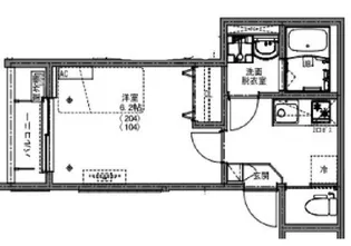 KEIAI RESIDENCE 西所沢【105号室】の間取り