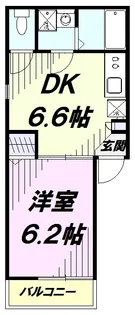 ドルチェテラス川越南大塚【2階】の間取り