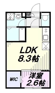 KEIAI RESIDENCE 新秋津【2階】の間取り