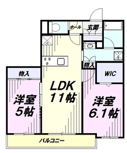 ベルウッドレジデンス2号館【2階】の間取り