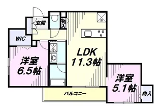 ベルウッドレジデンス2号館【2階】の間取り
