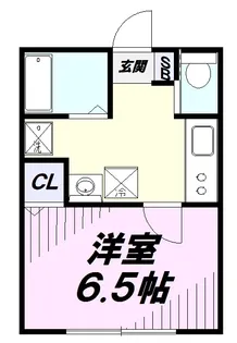 Calme川越【2階】の間取り