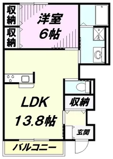 ウインズ・B【1階】の間取り