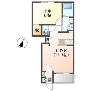 サンライズ【1階】の間取り