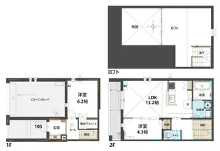 コステッラツィオーネ【1階】の間取り