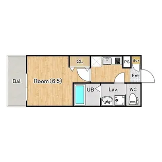 ジーメゾン新所沢モデラート【1階】の間取り