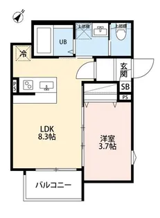 robot home 東所沢Ⅲ【2階】の間取り