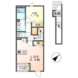アベニール【2階】の間取り
