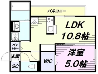 グラシューズ【3階】の間取り