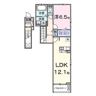 アヴィニア グランツ【2階】の間取り