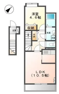 アイ・リッシュ【2階】の間取り
