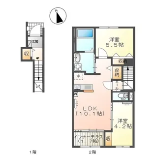 ルーラル パインズ【2階】の間取り