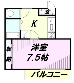 ファーストステージ東所沢【2階】の間取り