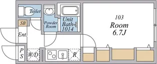 リブリ・清瀬Ⅱ【2階】の間取り