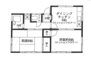 ホワイトリーオ【1階】の間取り
