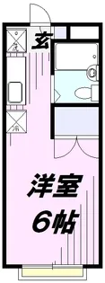 プチメゾン新所沢【1階】の間取り