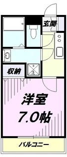 仮)狭山市入間川3丁目アパート【3階】の間取り
