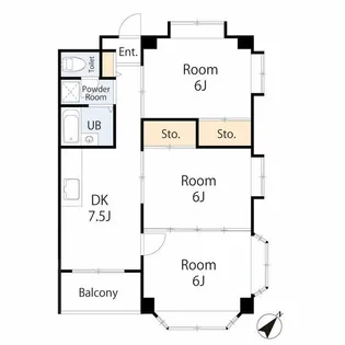 ニューブライトマンション【3階】の間取り