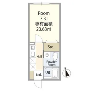 クレスト東村山【1階】の間取り