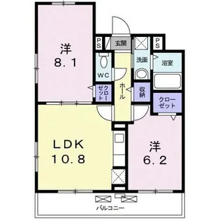 エーデルシュタイン【3階】の間取り