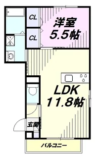 Monica Verde(モニカヴェルデ)【2階】の間取り