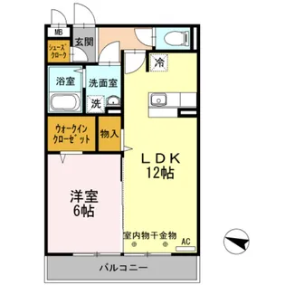 ホワイト ヴィラ【2階】の間取り