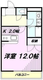 アメニティ冨士見【2階】の間取り