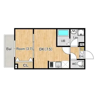 (仮称)ジーメゾン狭山水野アクア【1階】の間取り