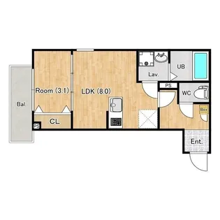 (仮称)ジーメゾン狭山水野アクア【2階】の間取り