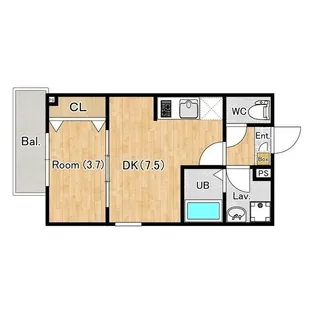 (仮称)ジーメゾン狭山水野アクア【3階】の間取り