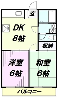 ブランメゾン・フジ【2階】の間取り