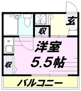 エスパシオA棟【2階】の間取り